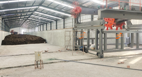 有机肥生产线设备 发酵翻堆设备